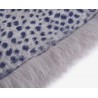 Luxury Real Fox Fur Collar Wool Winter Scarf PonchoScarves