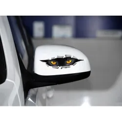 3D peeking cat eyes - vinyl car sticker - waterproofStickers