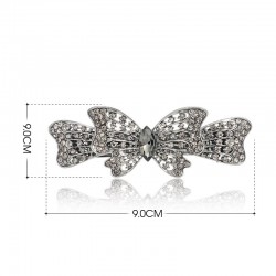 Bowknot Butterfly Crystal Hair Clip HairpinWomen's Jewellery