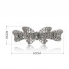 Bowknot Butterfly Crystal Hair Clip HairpinWomen's Jewellery