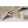 Genuine Leather Crocodile Pattern & Tassels Shoulder BagBags