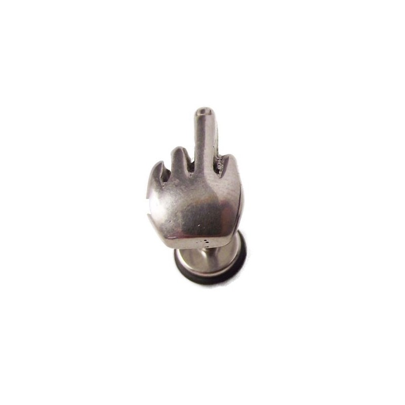 Middle finger earring - stainless steelEarrings