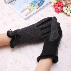 Cotton Wool Cashmere Elegant Ladies GlovesGloves