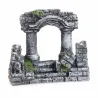Aquarium Fish Tank Decoration Resin Rome Square Stone PillarsAquarium