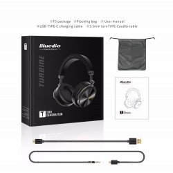 Bluedio T/5 Bluetooth Headphones Active Noise Cancelling Headset With MicrophoneEar- & Headphones