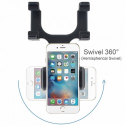 iPhone Samsung GPS Smartphone Car Rear View Mirror 360 Degree Phone HolderAccessories
