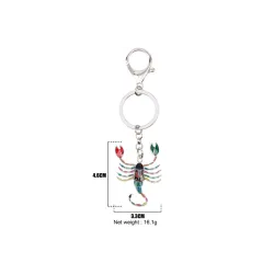 Scorpio Zodiac Sign Keychain KeyringKeyrings