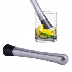 Cocktail fruit muddler - stainless steel bar mixer - crusherBar supply