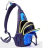 Waterproof nylon chest shoulder bag backpack unisexBags