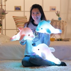 Luminous LED plush dolphin doll toy 45 cmCuddly toys