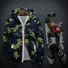 Camouflage hooded jacket windbreaker unisexJackets