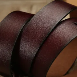 Genuine leather belt with pin buckleBelts