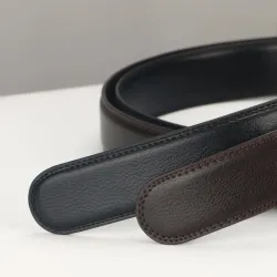 Genuine cowhide leather belt with automatic buckle beltBelts