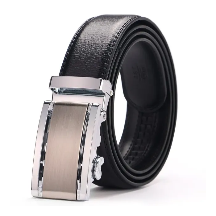 Genuine cowhide leather belt with automatic buckle beltBelts