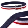 Elastic reversible woven canvas beltBelts