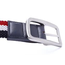 Elastic reversible woven canvas beltBelts
