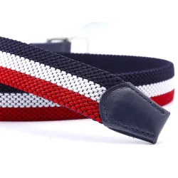 Elastic reversible woven canvas beltBelts
