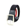 Elastic reversible woven canvas beltBelts
