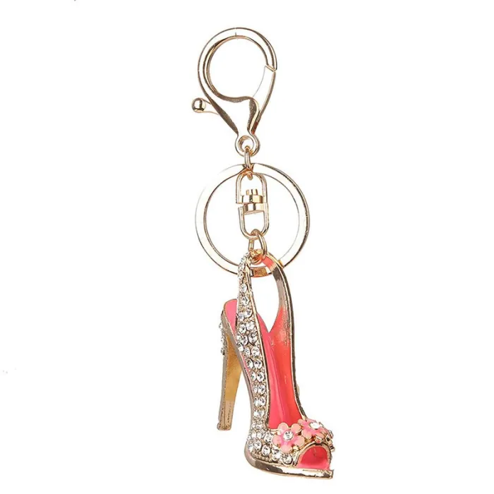 Crystal high heel shoe - keychainKeyrings