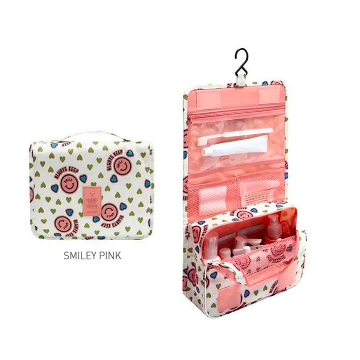 Hanging travel cosmetic make up organiserMake-Up