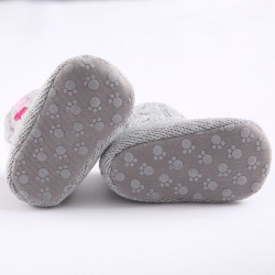 Newborn - baby warm knitted boots - shoesShoes
