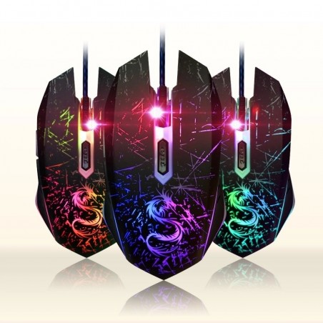USB color changing computer gaming optical wired mouseMouses