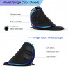 M618 Plus ergonomic vertical optical gaming wired mouse 6 buttons 4000 DPIMouses