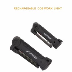 COB LED torch - USB rechargeable - with hanging hookSurvival tools