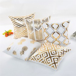 Gold pattern - pillowcase cushion cover 45 * 45cmCushions