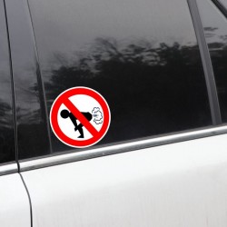 No Farting - car sticker - 12 * 12cmStickers