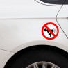 No Farting - car sticker - 12 * 12cmStickers