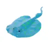 Aquarium decoration - silicone luminous stingray with a suction cupAquarium