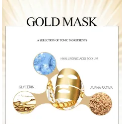 BIOAQUA Gold - hydrating - moisturising face maskSkin
