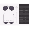 Twin-beams coating mirror - sunglasses - unisexSunglasses