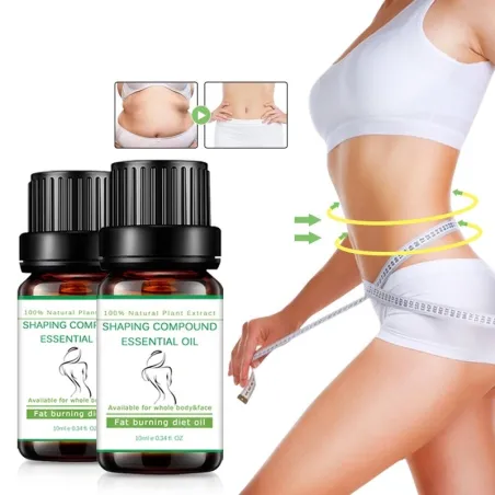 Natural essential massage oil - slimming - fat burning - 2 pcsMassage