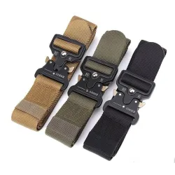 Military nylon belt with automatic buckleBelts