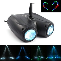 Auto & sound activated - 128 LED RGBW - laser lamp - projector