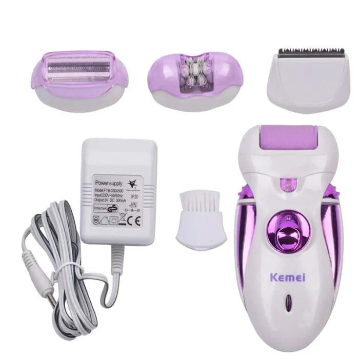 4 in 1 Rechargeable electric epilator - shaver - trimmerShaving