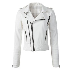 Soft leather jacket with zippersJackets