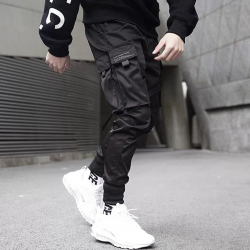 Multi-pocket hip-hop trousersMen's fashion