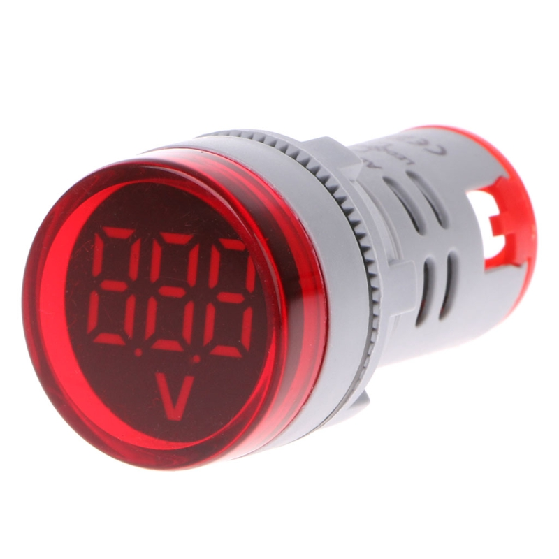 60-500V AC 22mm LED digital display - gauge voltage meter indicatorTools