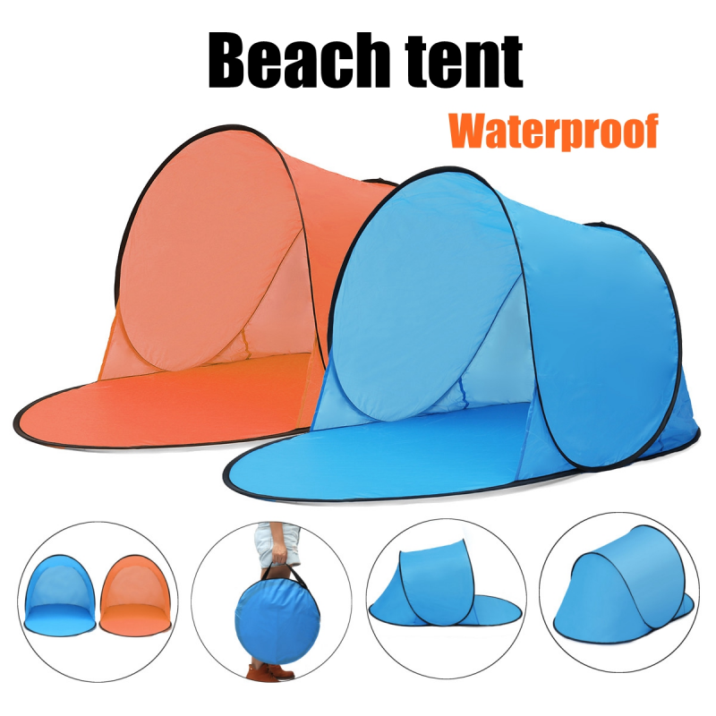 Portable waterproof camping & beach automatic tentTents