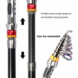 Telescopic carbon fiber fishing rod - 1.8m - 3.0mFishing rods