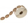 Thank you - natural kraft paper - round stickers 500 / 1000 piecesAdhesives & Tapes