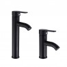 Black stainless steel basin faucetFaucets