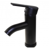 Black stainless steel basin faucetFaucets