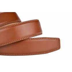 Genuine leather belt with automatic buckleBelts