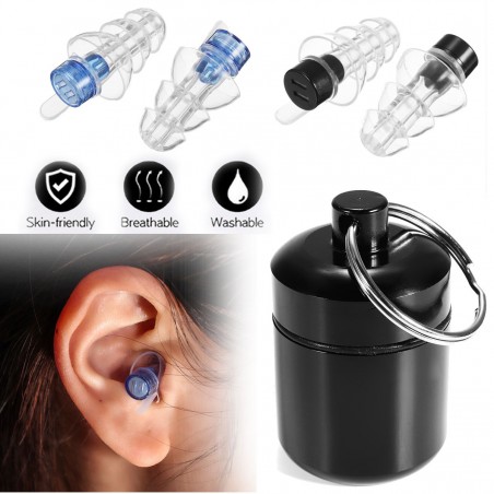 Anti-noise earplugs - reusable - with box - hearing protection - party plugsHearing aid