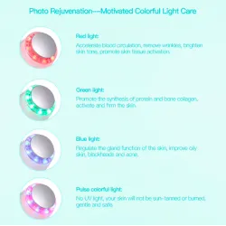 7 colors LED - photon ultrasonic face lifting - cleaner - wrinkle remover - beauty massagerSkin