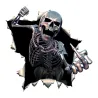 Angry skeleton - vinyl car sticker 15 * 15cmStickers